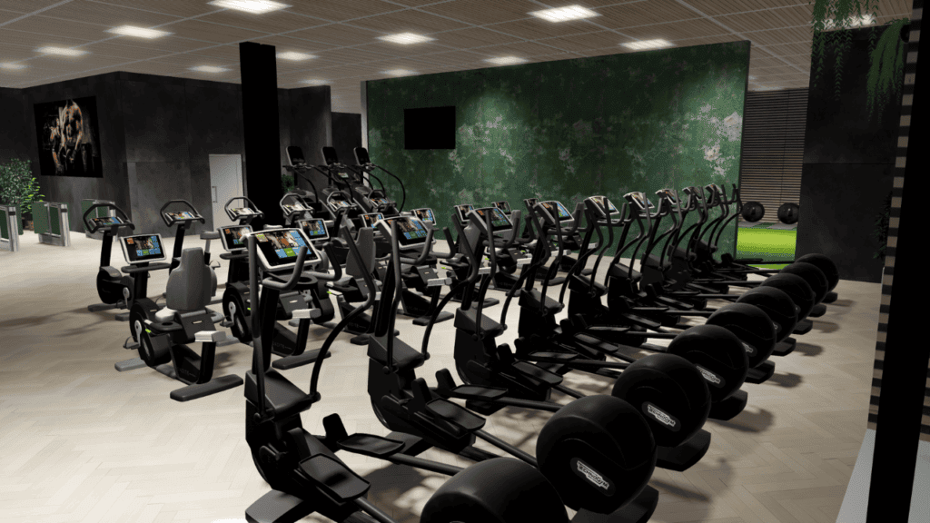 wizualizacja klubu fitness